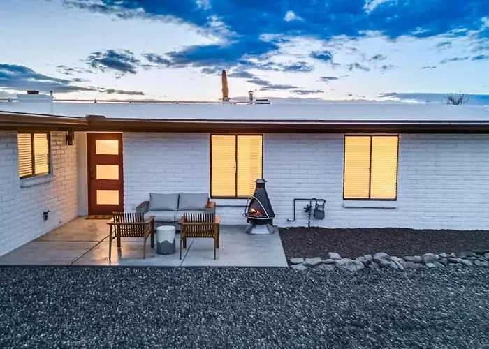 Mid Century With Hot Tub & Pool Table